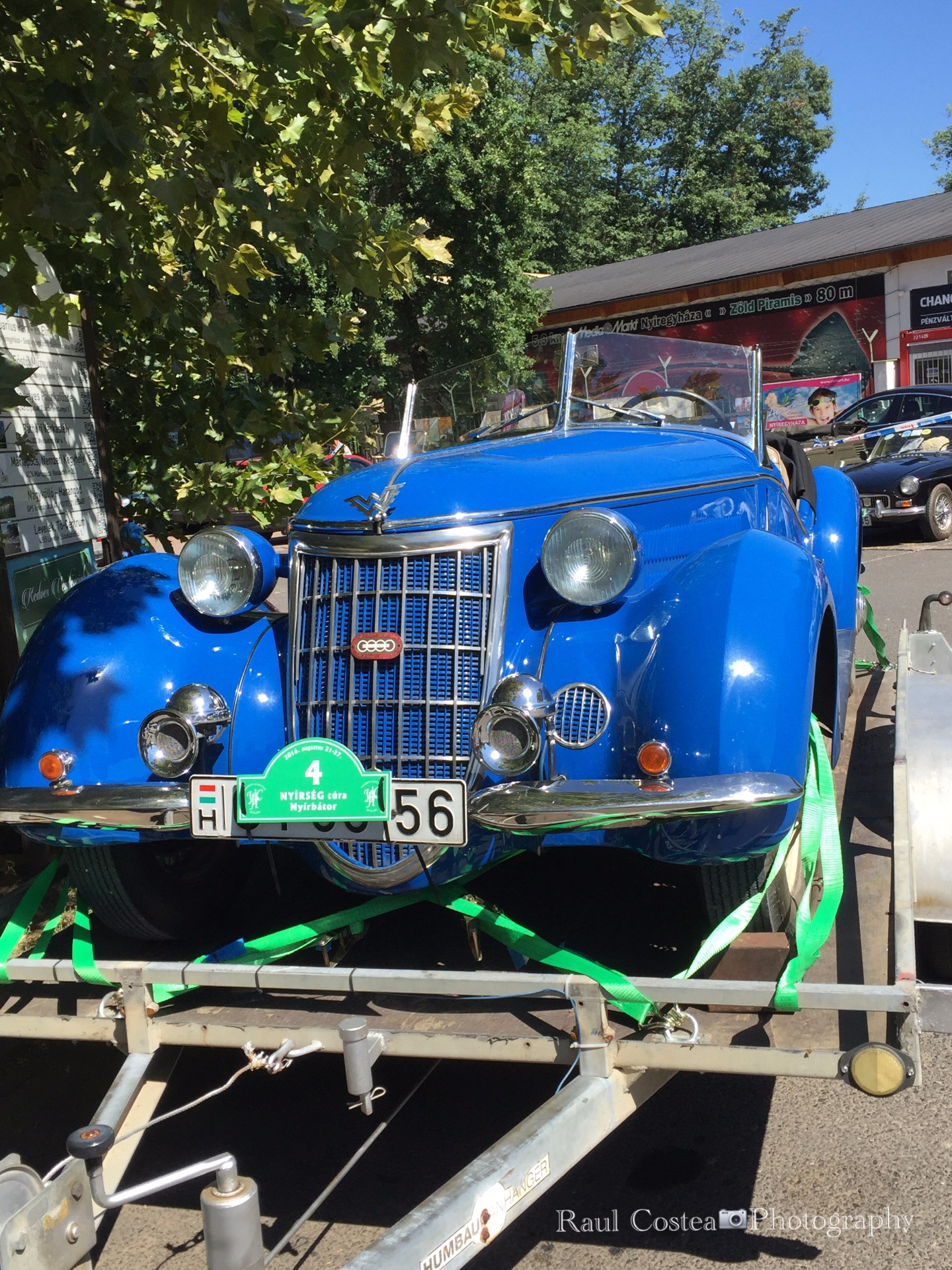 Blue Convertible